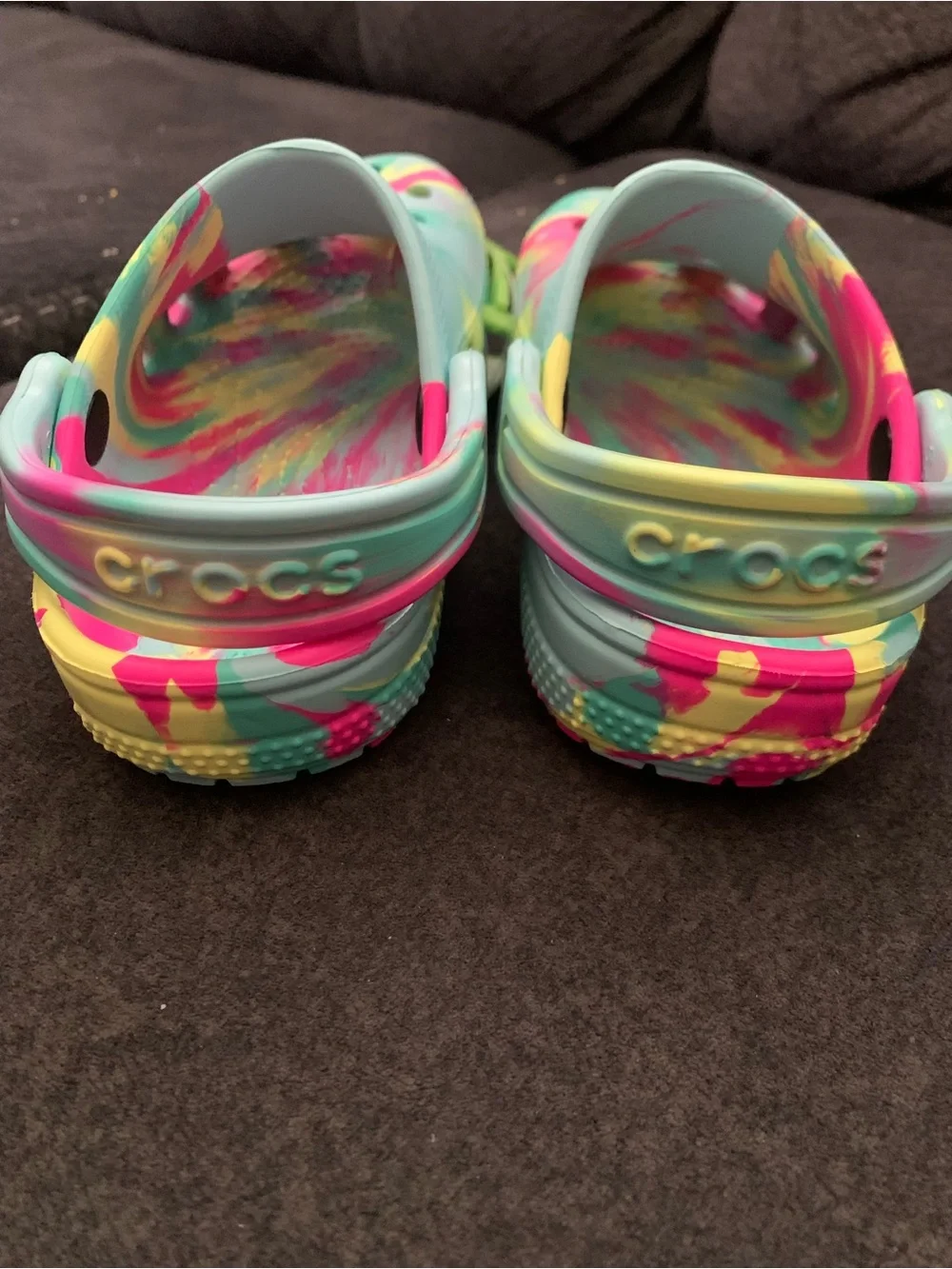 NWT - Toddler Classic Marbled Clog - Color - Aquamarine Multi - Size 9c
